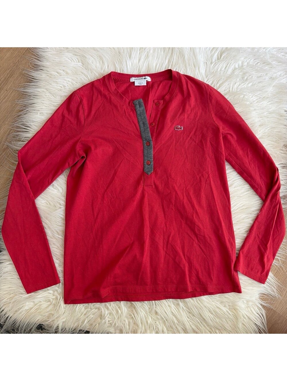 Lacoste Women's long sleeves size S